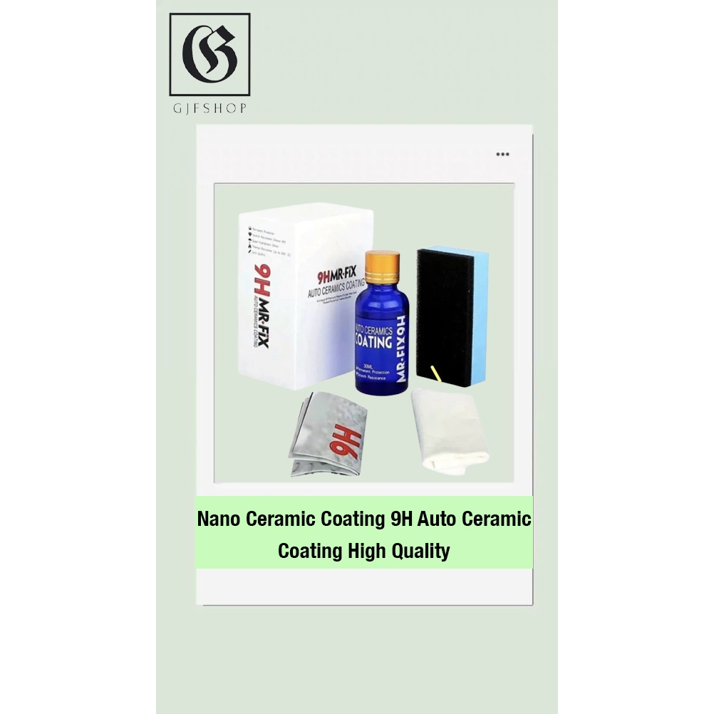 Jual Nano Ceramic Coating 9H Auto Ceramic Coating High Quality | Shopee ...