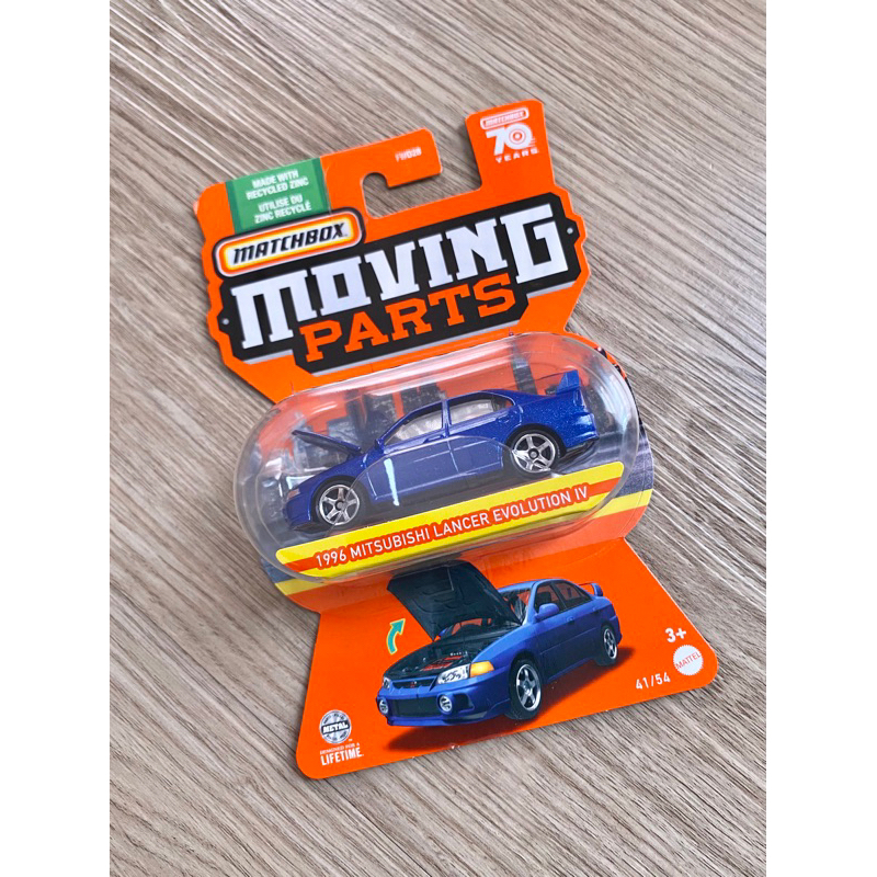 Jual Matchbox - 1996 Mitsubishi Lancer Evolution IV Moving Parts ...