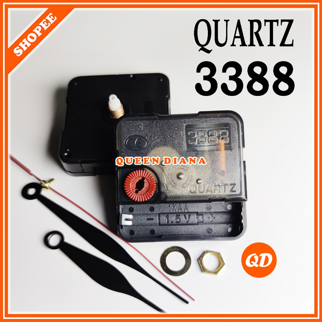 Jual Mesin Jam Dinding 3388 Mesin Jam Dinding Model Detak 3388 As 124 