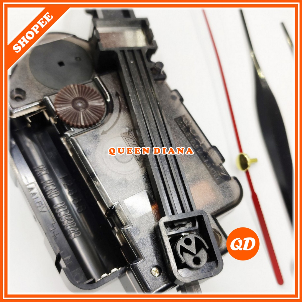 Jual Mesin Jam Dinding Bandul type QUARTZ 12888 Original | Shopee Indonesia