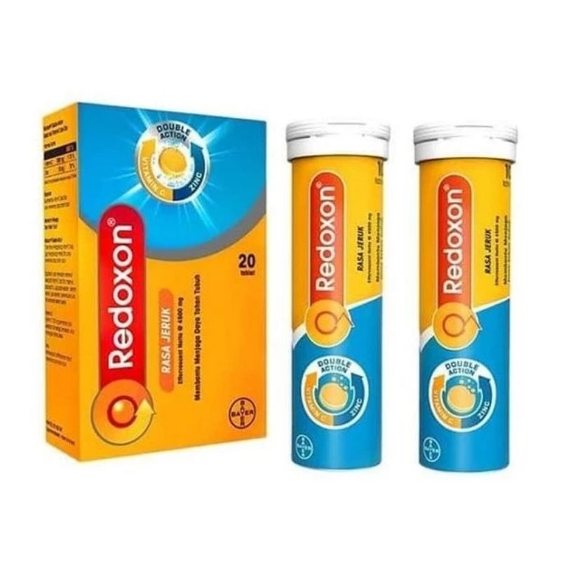 Jual Redoxon Triple Action Vit C, D & Zinc 10 Tablet / 15 Tablet / 20 ...