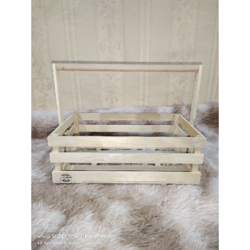 Jual Keranjang kayu parcel | Shopee Indonesia
