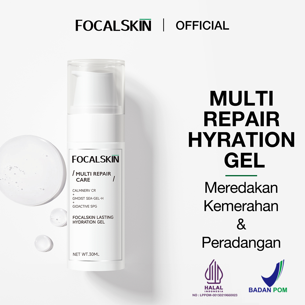 Jual FOCALSKIN Moisturizer Gel 30ml Gentle Repair Skin Barrier