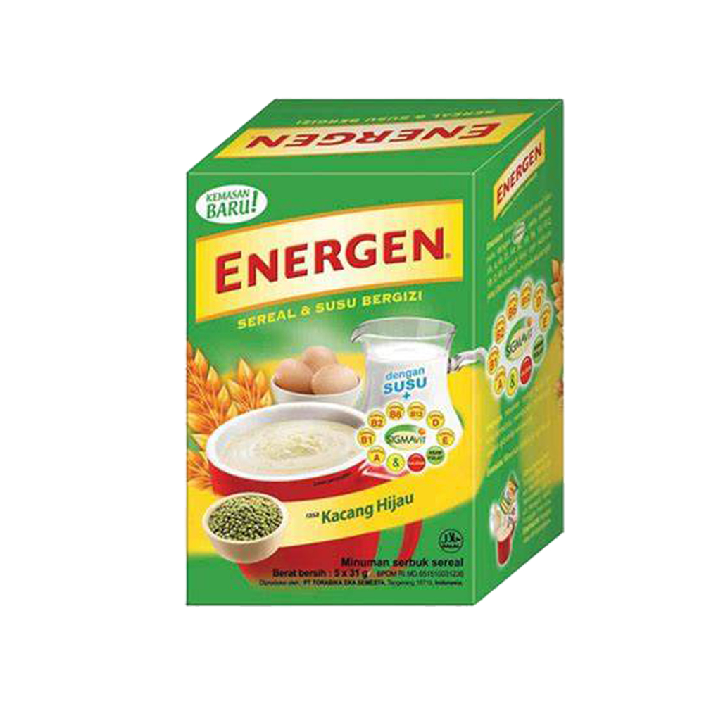 Jual Energen Kacang Hijau 5x30gr Box | Shopee Indonesia