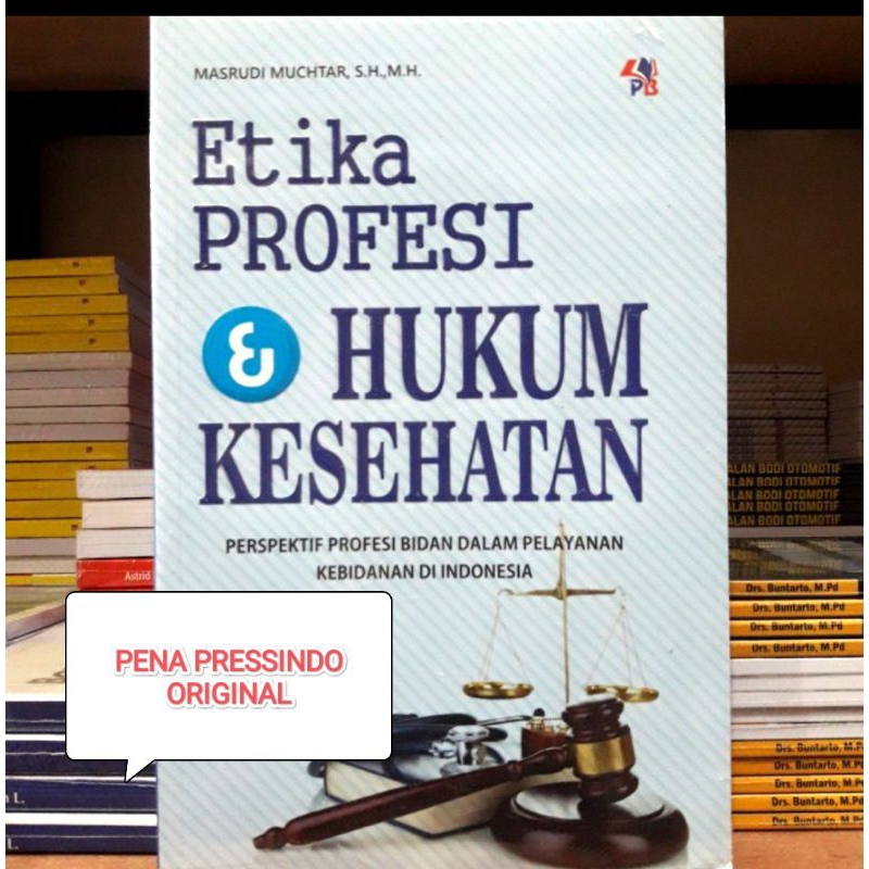 Jual Buku Etika Profesi Dan Hukum Kesehatan Masrudi Muchtar Shopee