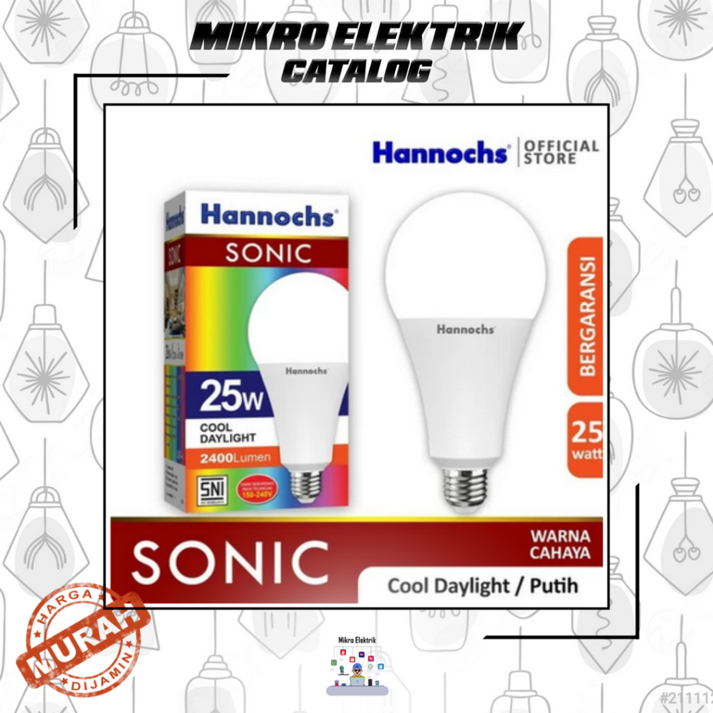 Jual Lampu Led Hannochs Sonic 25Watt | Shopee Indonesia