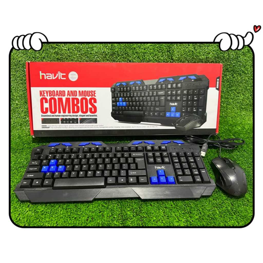 Jual KEYBOARD MOUSE USB COMBOS HAVIT HV-KB539CM KEYBOARD AND MOUSE ...