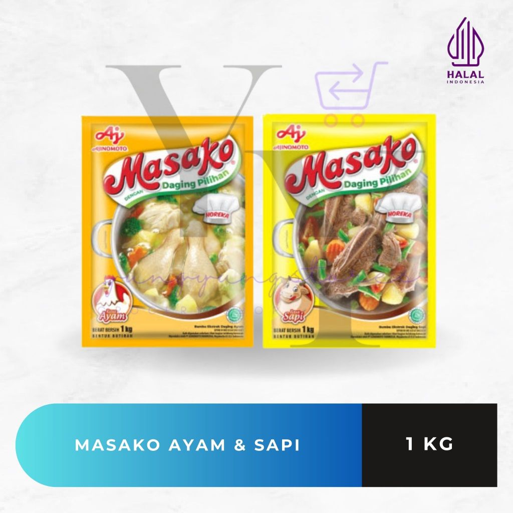 Jual Masako Penyedap Rasa Ayam / Sapi 1 Kg | Shopee Indonesia