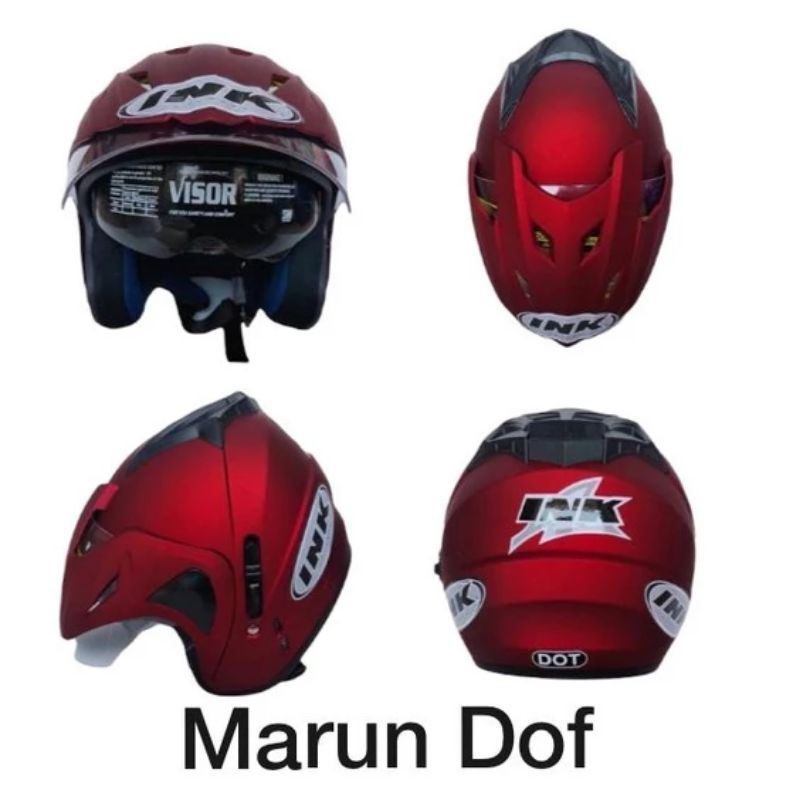 Jual Helm jp ink dobel visor | Shopee Indonesia
