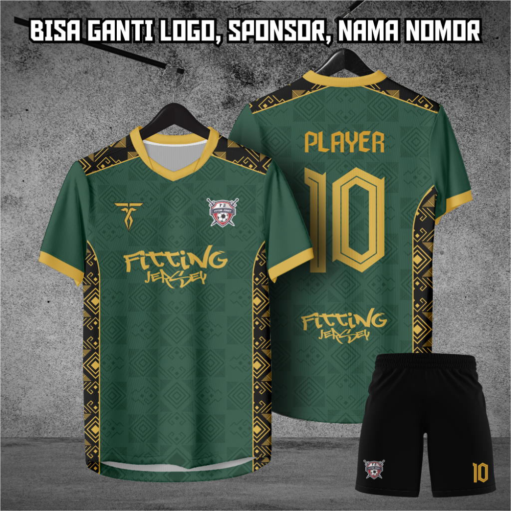 Jual Jersey Baju Futsal Full Printing Bisa Custom Nama Dan Nomor Punggung Full Printing Premium