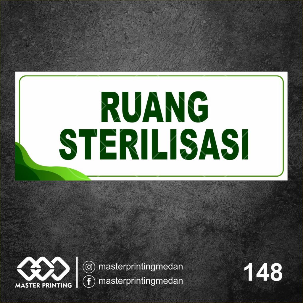 Jual 148 Stiker Nama Ruangan Di Poli Klinik Dan Rumah Sakit Sticker Vinyl Tahan Air Dan