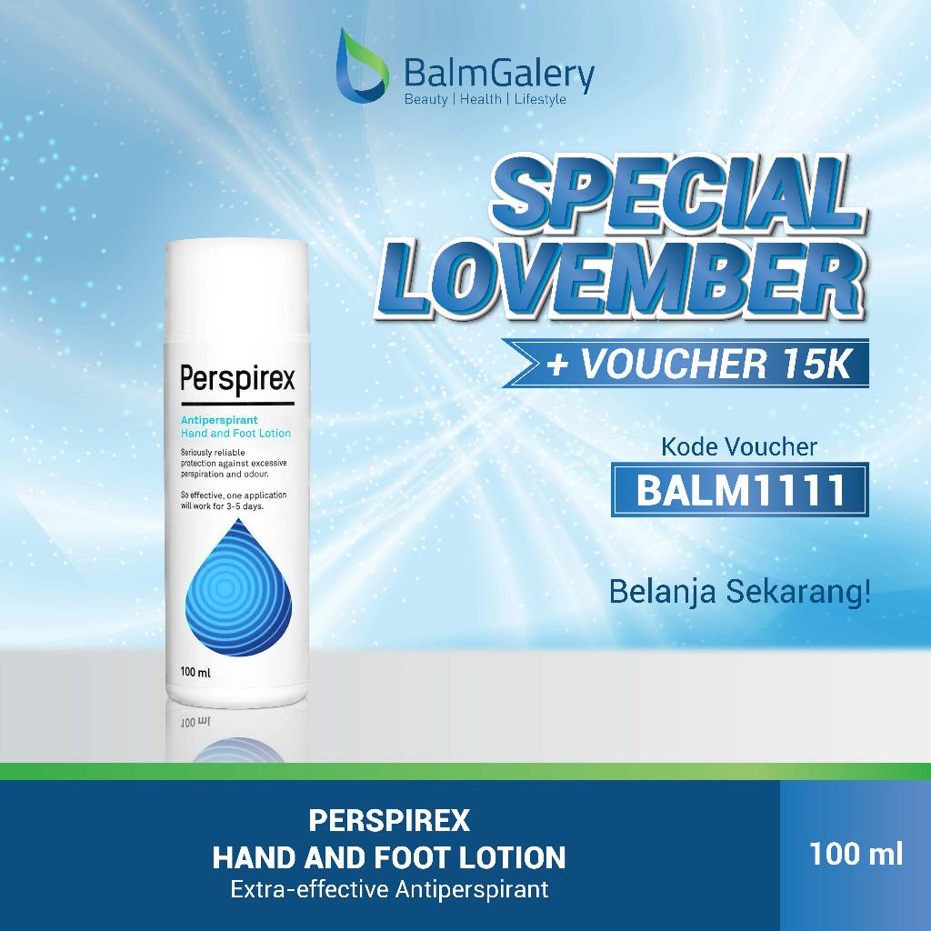 Jual Perspirex Hand and Foot Lotion / Deodorant Kaki dan Tangan - 100ml