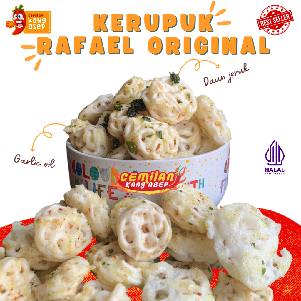 Jual New Kerupuk Seblak Tatangga Mamang Rafael Original Daun Jeruk ...