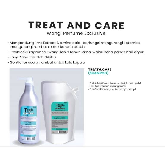 Jual Inaura Shampoo treat and care 1000 ml | Shopee Indonesia