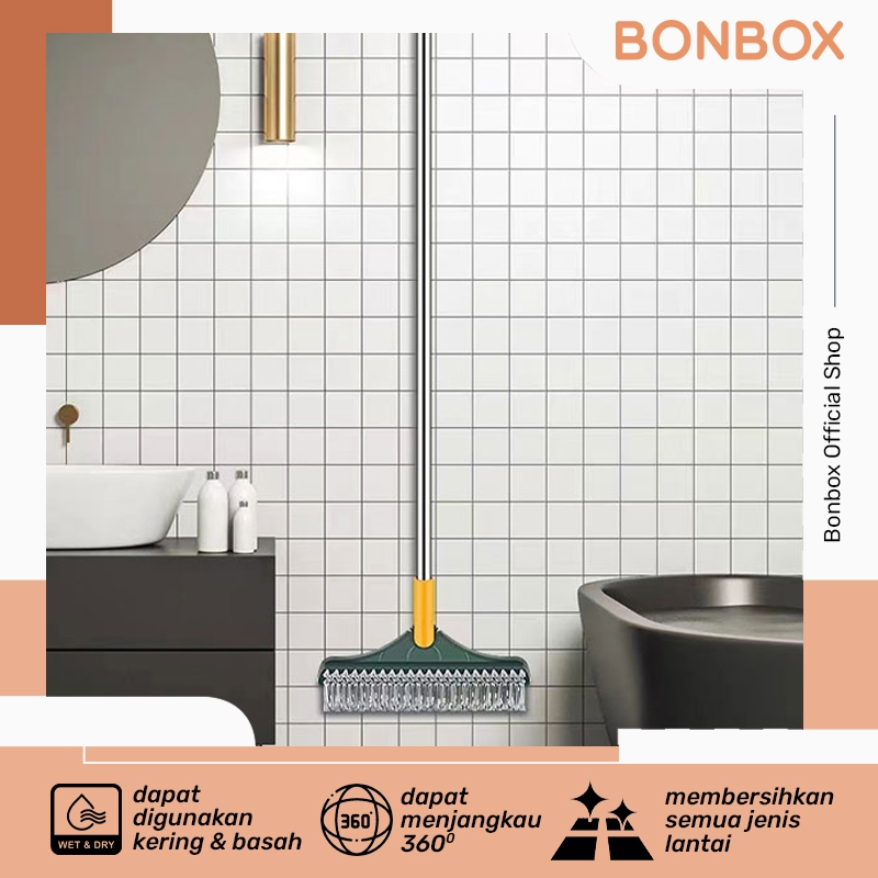 Jual BONBOX Sikat Dorong Lantai Alat Sikat Toilet Sikat Gagang Kamar