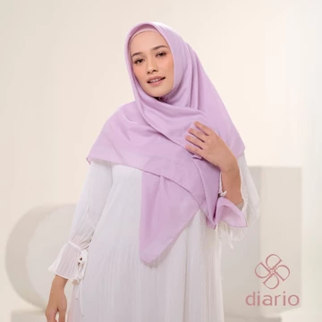 Diario Kerudung Segi Empat Ultrafine Plain Scarf Voal Pink Series