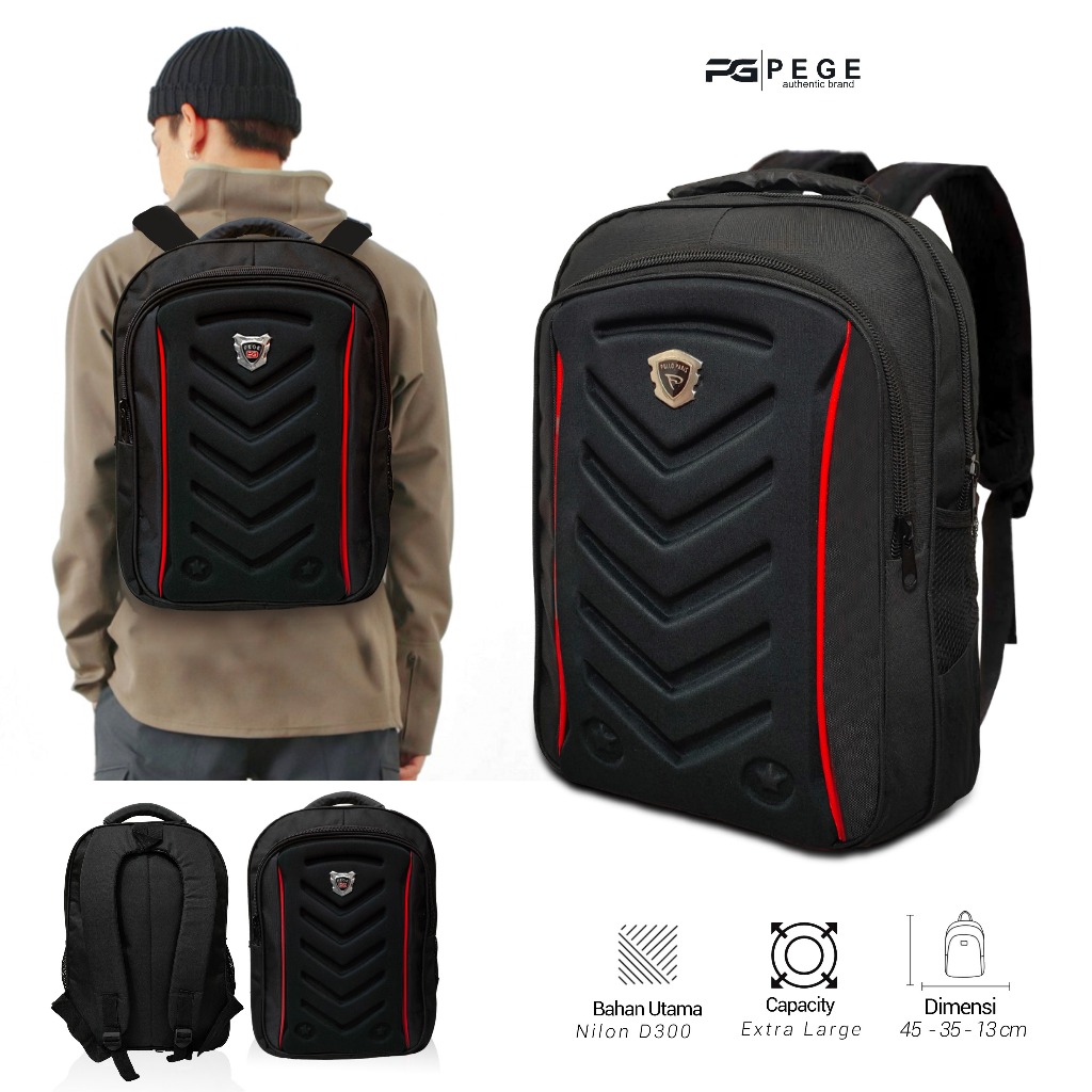 Jual 8802 - Tas Ransel Laptop Sekolah Model Emboss ( Laptop dan Free ...