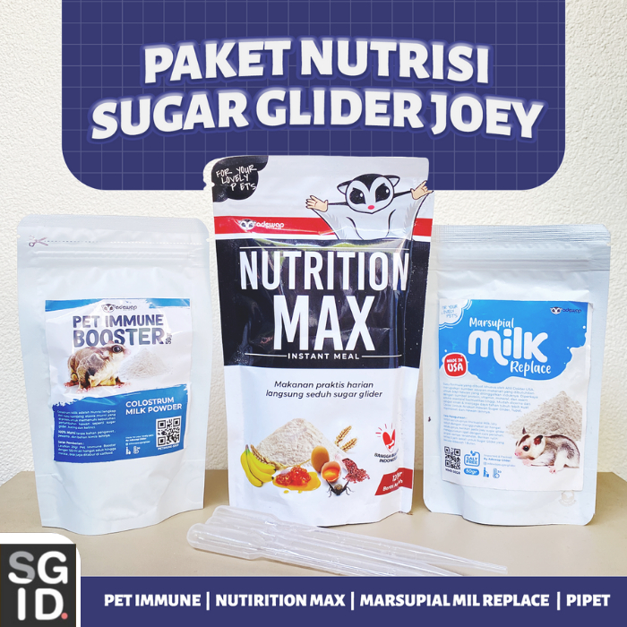 Jual Paket Nutrisi Perawatan Sugar Glider Baby Joey & Reject Shopee
