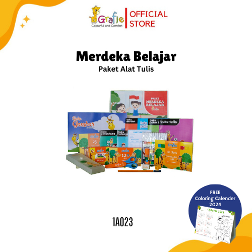 Jual GRAFIE MERDEKA BELAJAR Paket ATK Anak | Shopee Indonesia