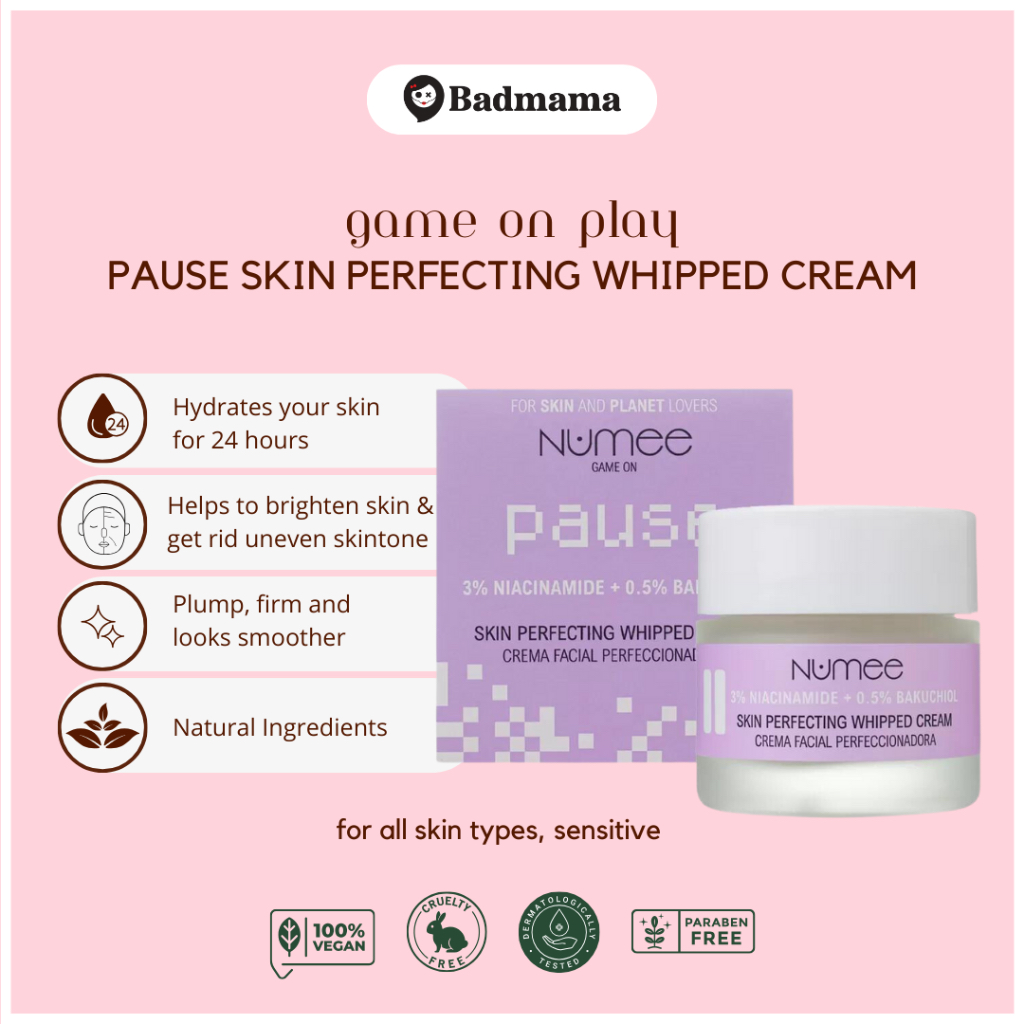 Whipped Cream Face Cream - Numee Game On Pause Skin Perfecting