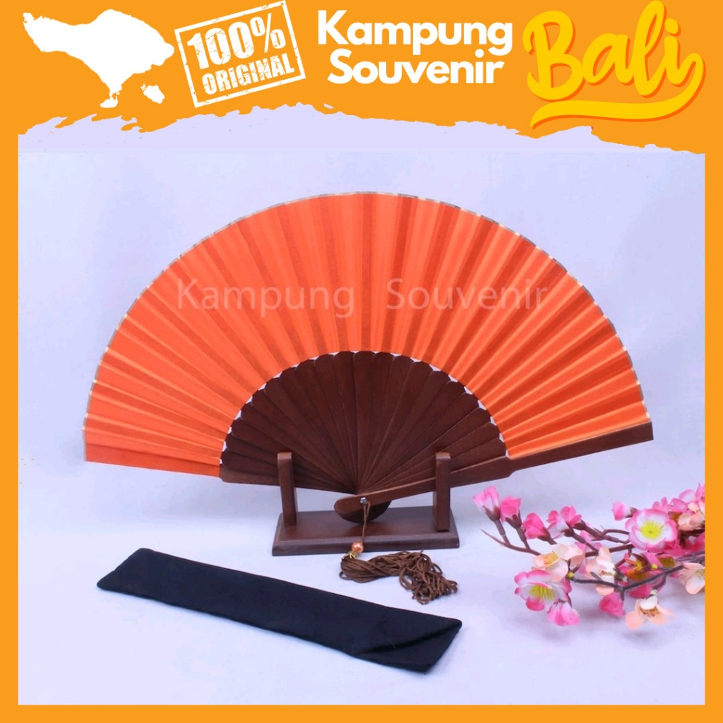 Jual Kipas Tangan Premium Plain Silk Fan Kreasi Nusantara Bali Kipas Srikandi Shopee Indonesia 5291