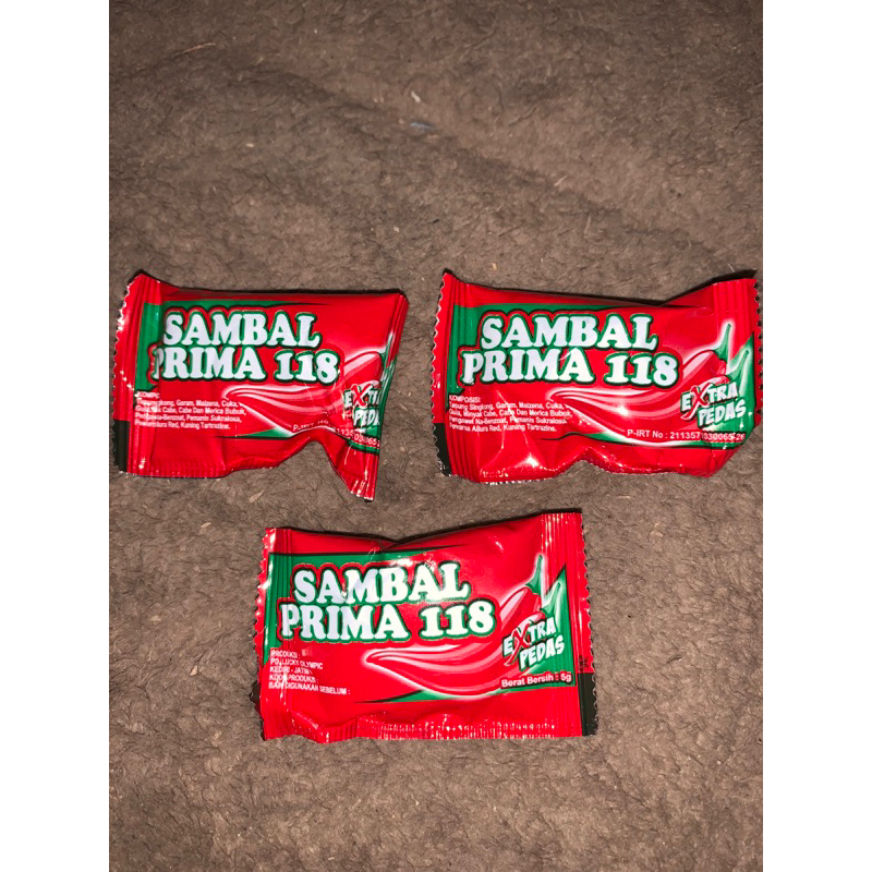 Jual SAOS PRIMA 118 / SAOS SAMBAL PRIMA ISI 200PCS | Shopee Indonesia