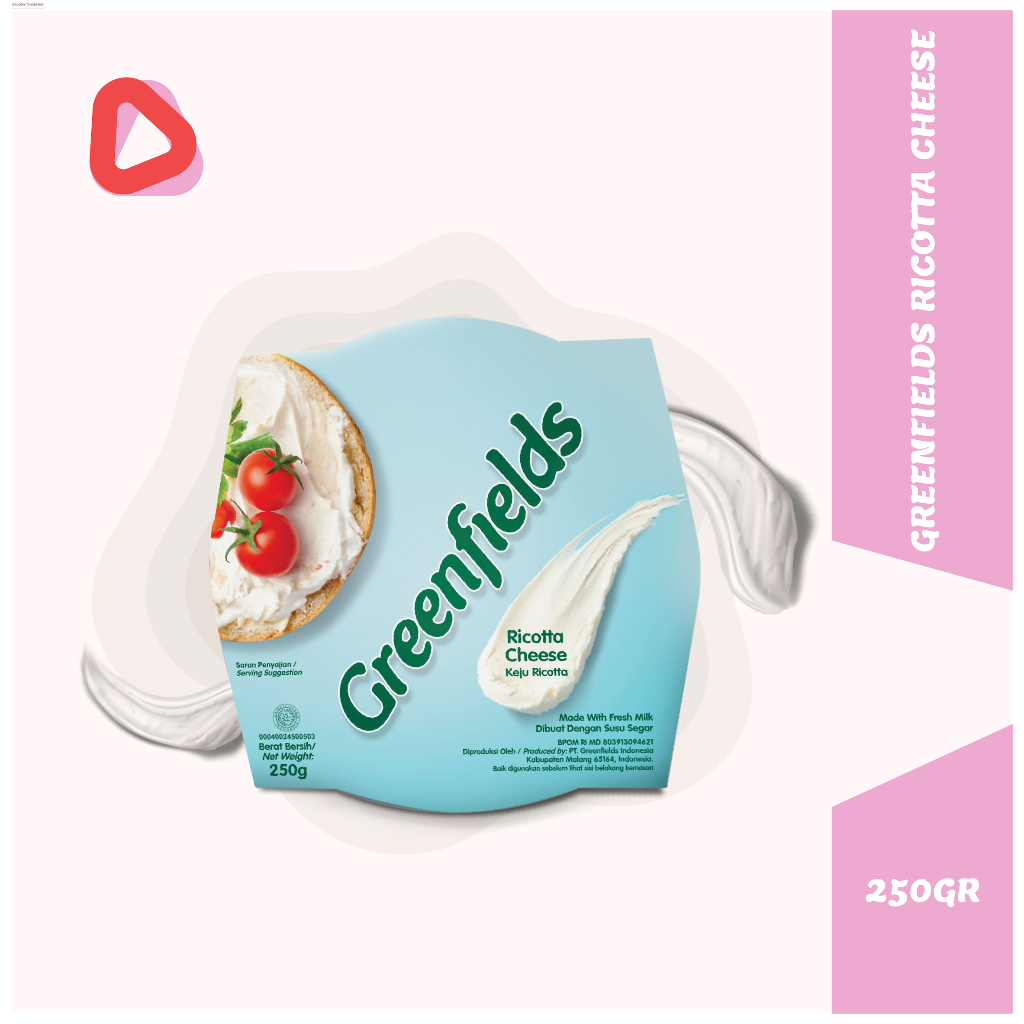 Jual [READY] Greenfields Ricotta Cheese 250gr Shopee Indonesia