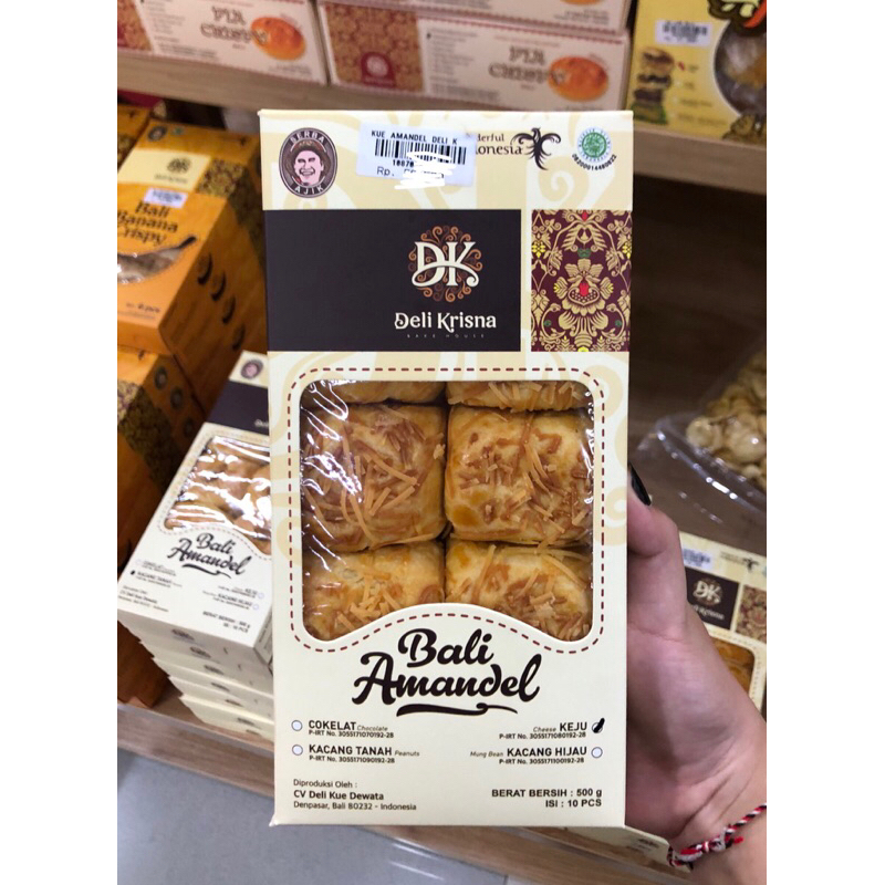 Jual BALI AMANDEL CAKE ISI 10pcs || PRODUK DELI KRISNA Shopee