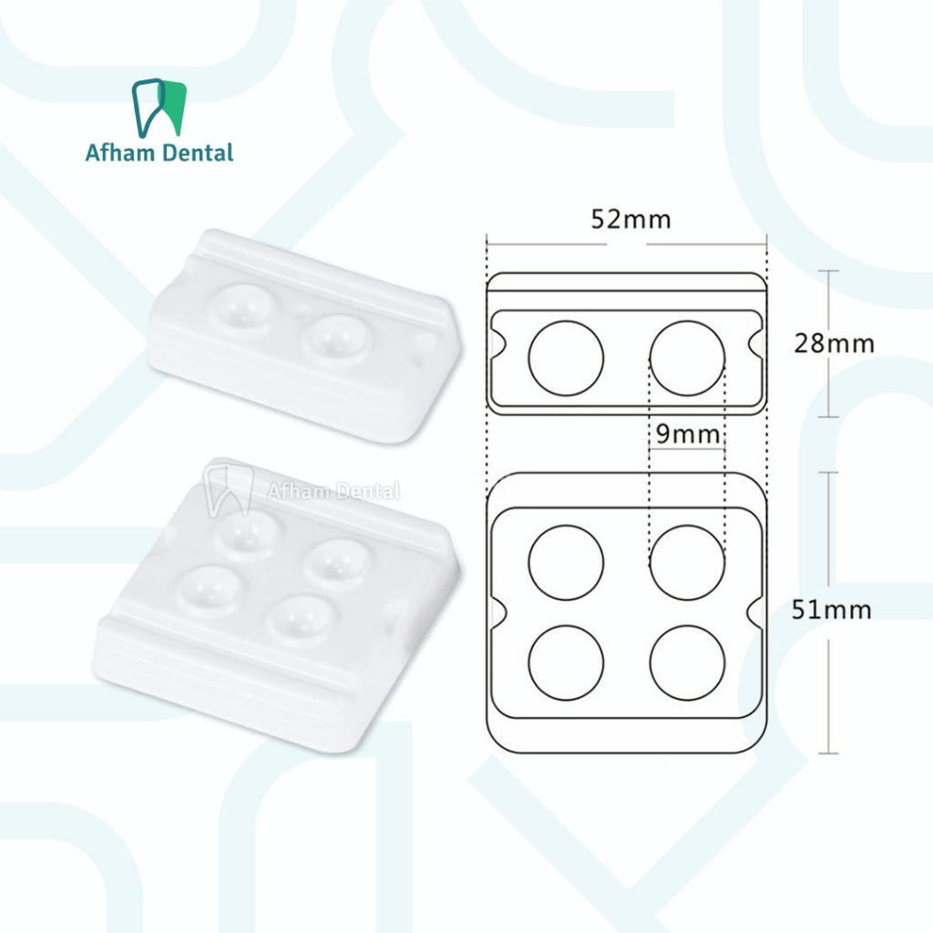 Jual DENTAL CONTAINER TRAY TEMPAT BONDING MIXING WELL DISPOSABLE -2 ...