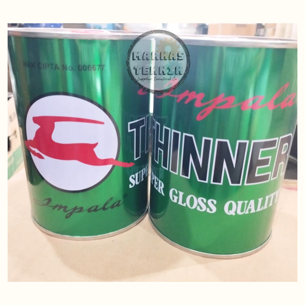 Jual Thinner Impala Hijau 08l Thinner Pengencer Cat Impala 1l Shopee Indonesia 4396