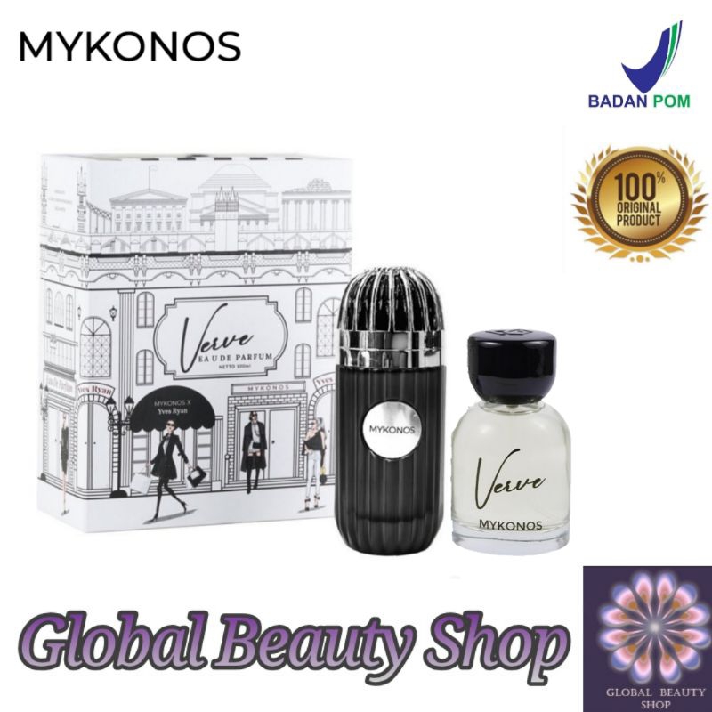 Jual [FREE TESTER RANDOM] GLOBAL BEAUTY SHOP X MYKONOS - Verve EDP ...