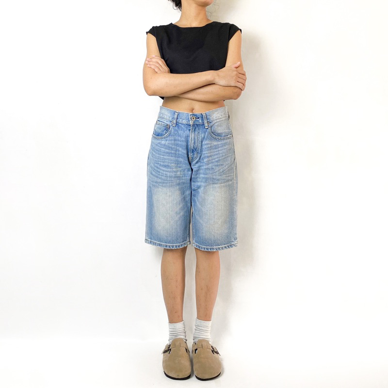 Jual Back number denim jorts (unisex) | Shopee Indonesia