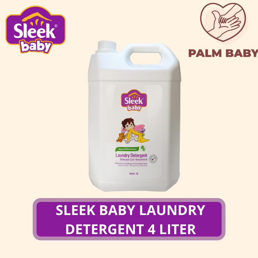 Jual Sleek Baby Laundry Detergent Cair 4 Liter | Shopee Indonesia