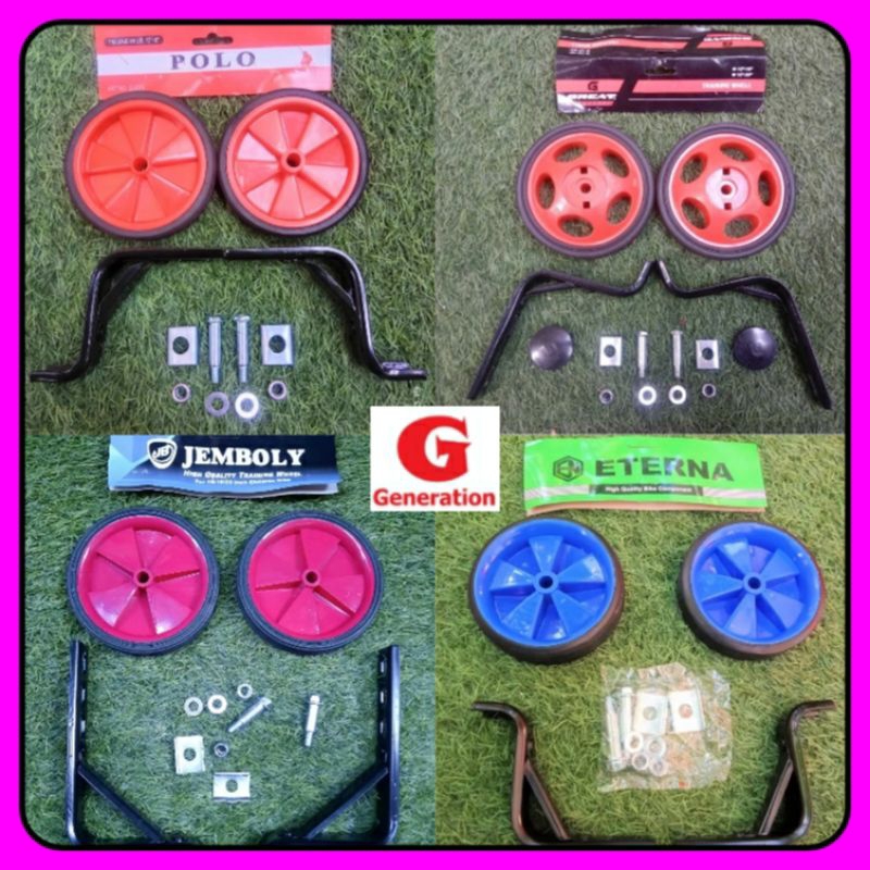 Jual Roda Samping Roda Bantu Sepeda Anak 12 dan 16 Inch Polo Eterna ...