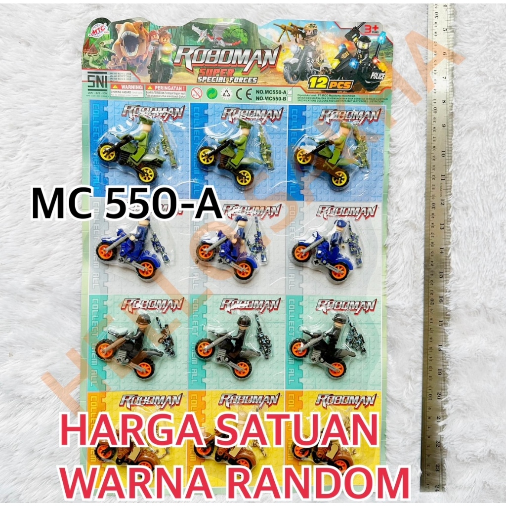 Jual MAINAN SUPER SPECIAL FORCE ROBOMAN MC 550-A MOTOR DAN ORANG ...
