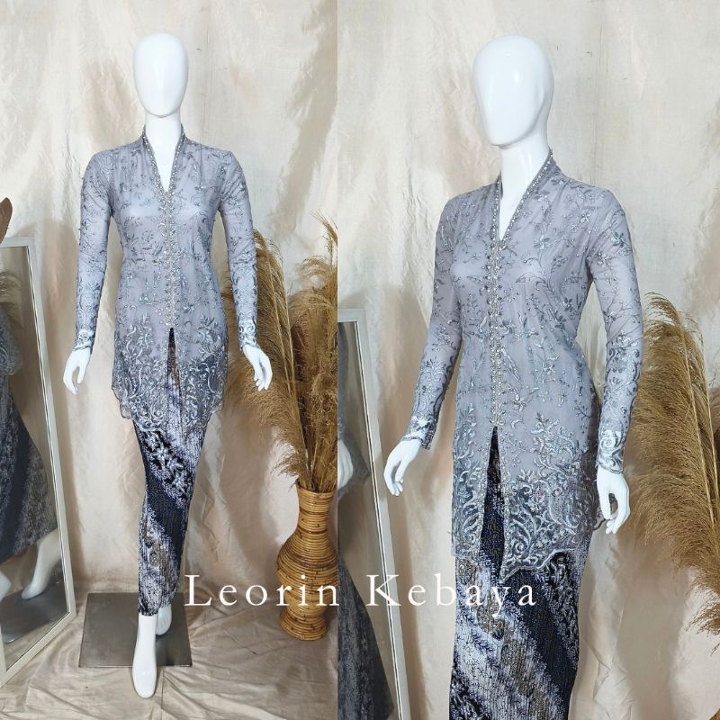 Jual Setelan Kebaya Encim Modern Bahan Tulle Full Furing Dan Full Payet Kebaya Pesta Kebaya