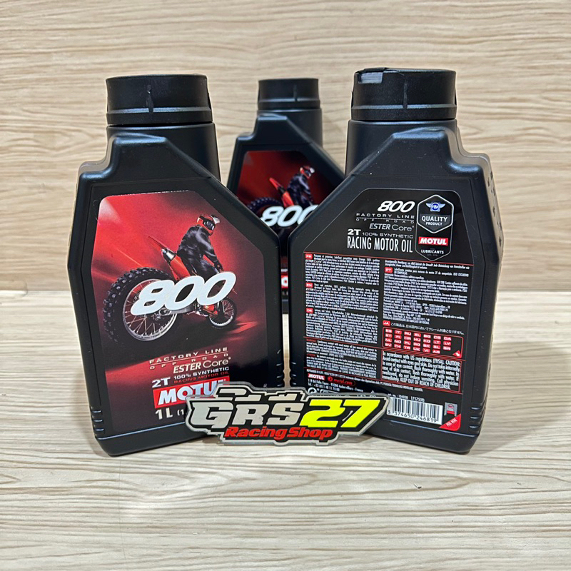 VESPA 2T MOTUL 800 FL ROAD RACING blend oil for very high performance  engines 100% synthetic ESTER CARE