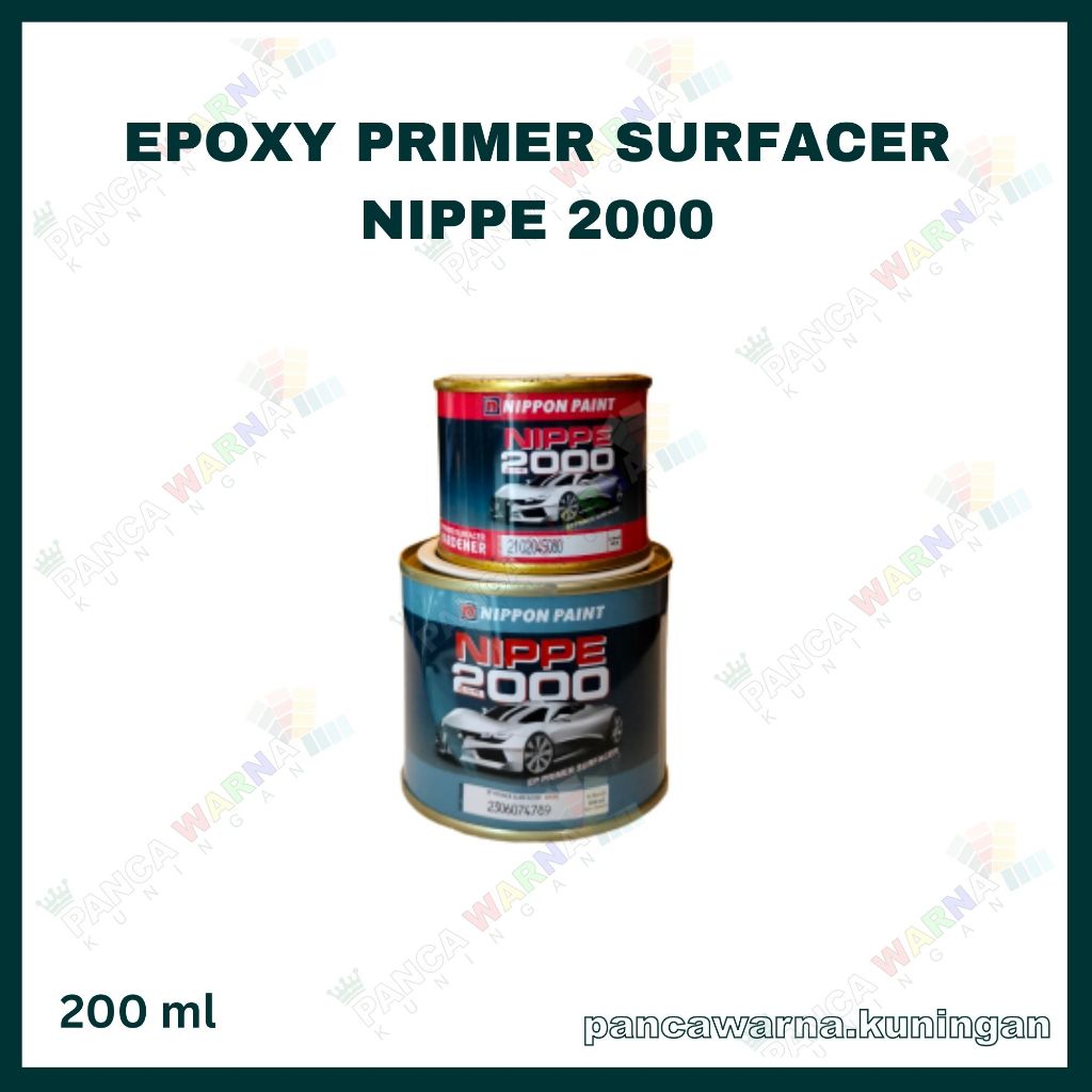 Jual Epoxy Nippe Ep Primer Surfacer Warna Grey Ml Shopee