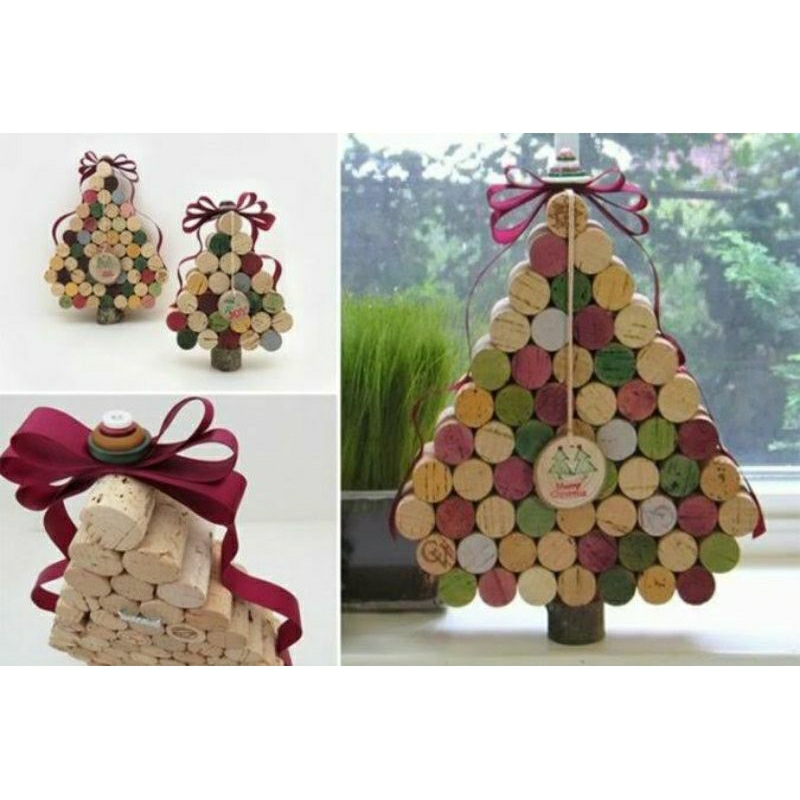 Jual Pohon Natal Dari Tutup Botol/Kerajinan Tangan/ Daur Ulang Sampah