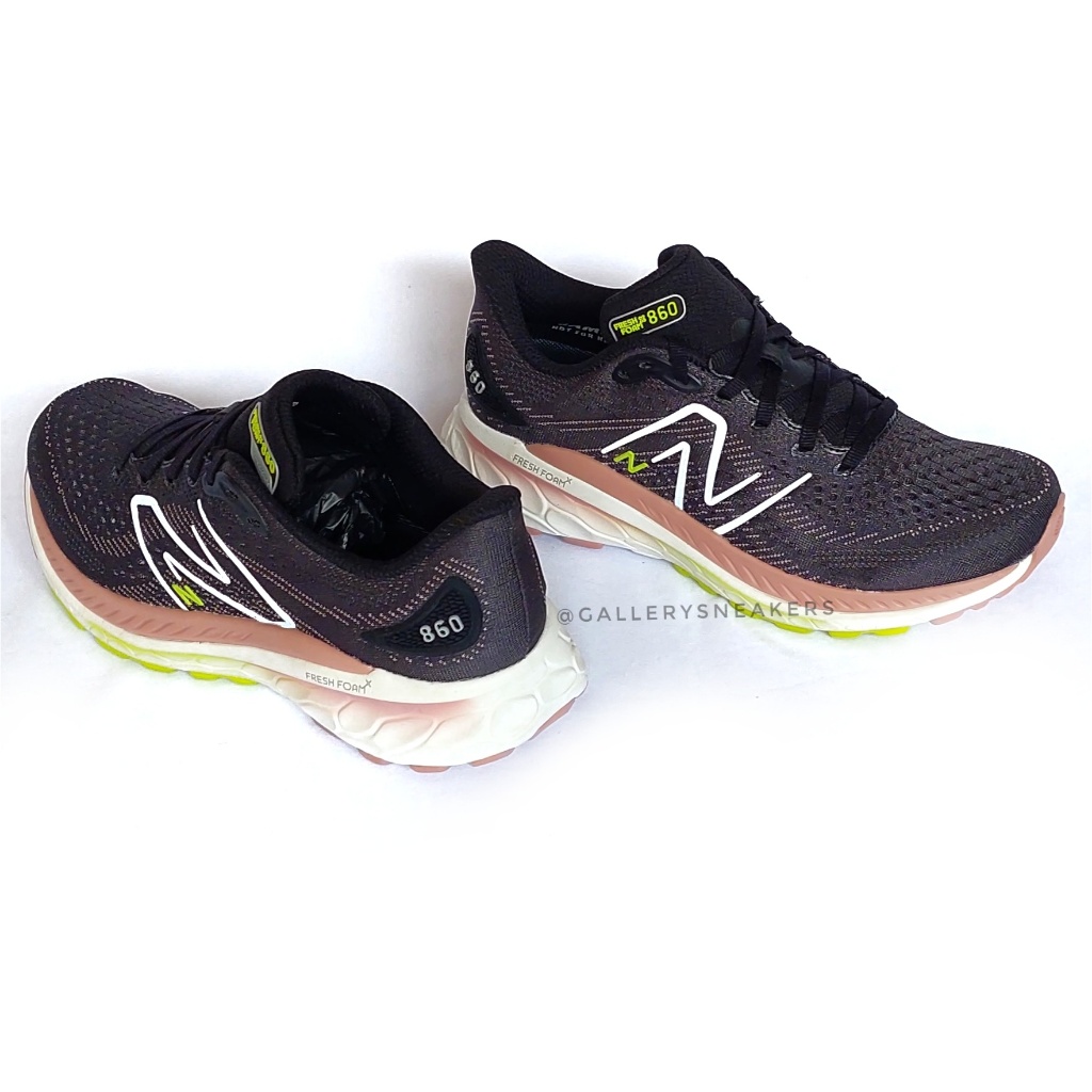 Jual Sepatu Running New Balance 860 Fresh Foam Dark Grey Peach Original ...