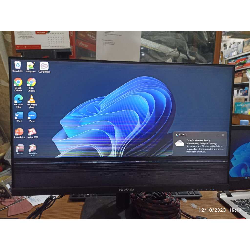 Jual MONITOR LED VIEWSONIC 24 INCH FRAMLES MODEL VA2406-h SECOND minus ...