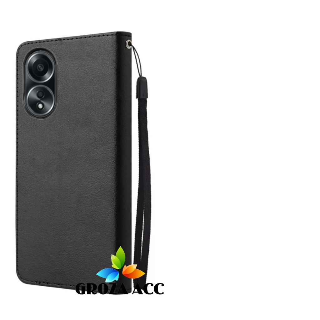 Dedux Portafoglio Custodia Cover per Oppo A78 5G / Oppo A58 5G, Cover Biglietti Visita Pelle Retro con Chiusura Magnetica Premium Pu Flip. Marrone