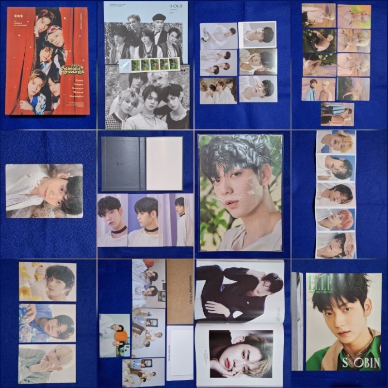 Jual preloved txt hour 1 2 3 txt sg22 sg23 elle magazine soobin yeonjun