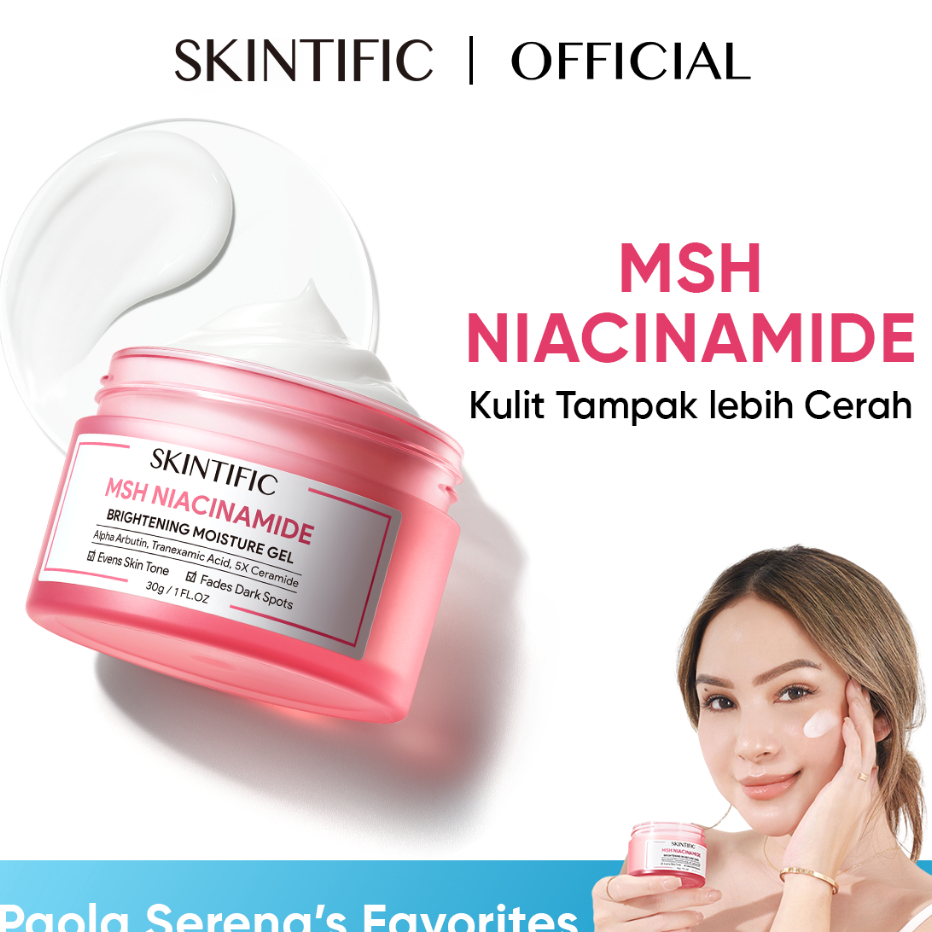 Jual Produk Keren Tasya Farasya Approved Skintific Msh Niacinamide Brightening Moisturizer