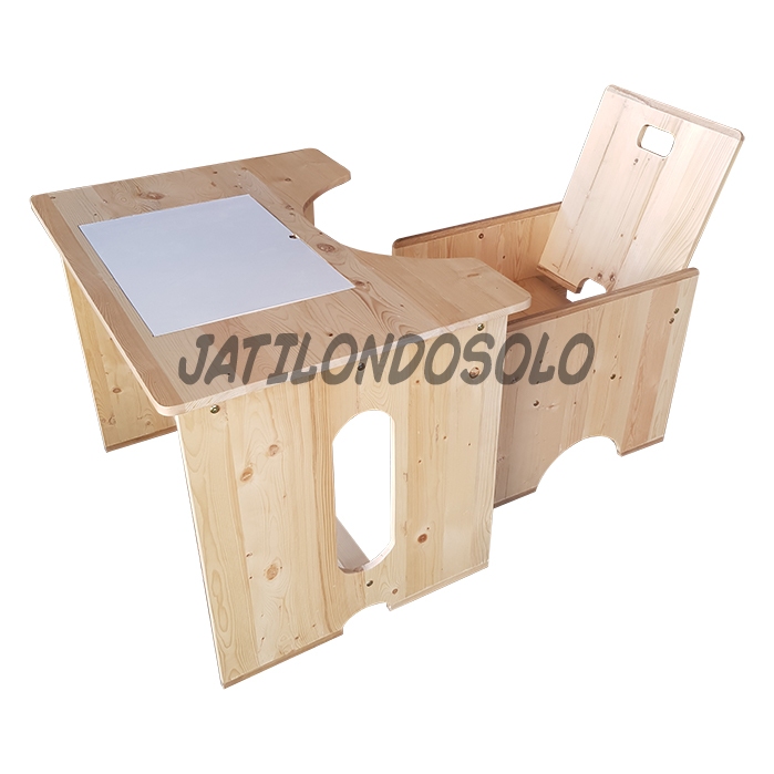 Jual Meja Terapi Belajar Anak / Meja ABK / Meja Terapi Wicara Kayu Jati ...