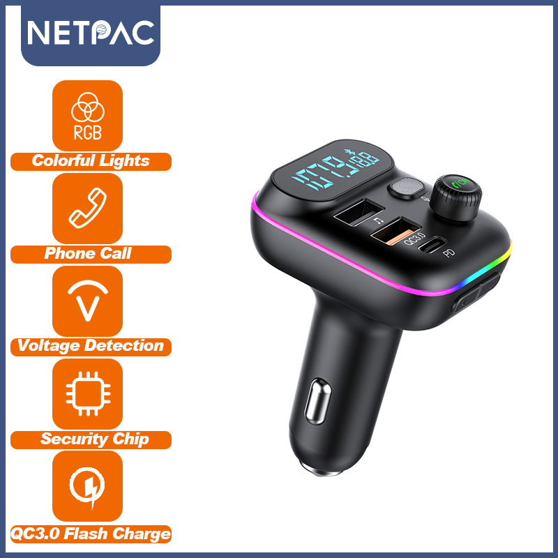 Jual NETPAC Car Bluetooth MP3 Player Bluetooth Receiver Car Charger USB