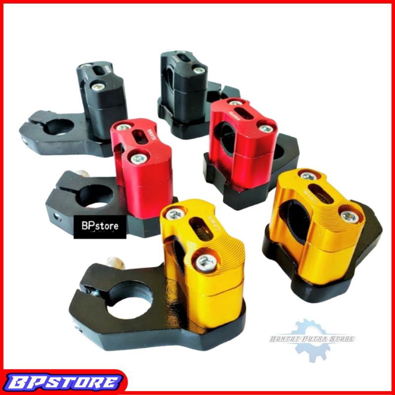 Jual Bracket Dudukan Plus Raiser Cnc Stang Rzr Ninja R / SS / RR Dan ...