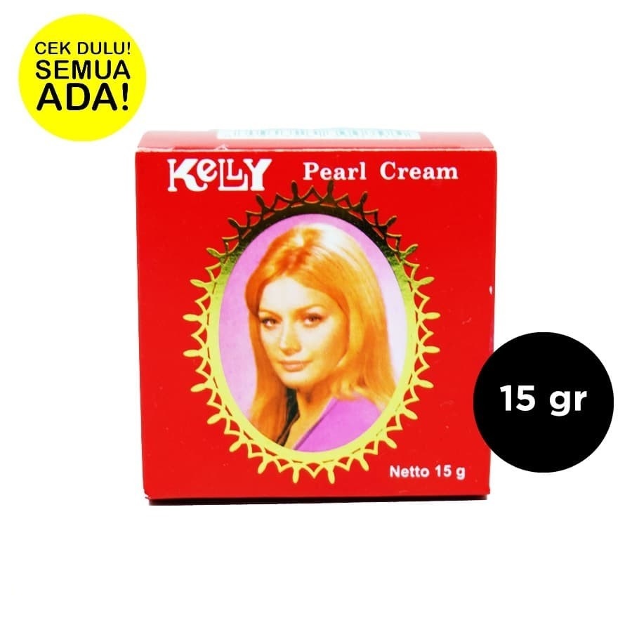 Jual Kelly Pearl Cream 15 Gram Bpom Original Kelly Bedak Bpom Shopee