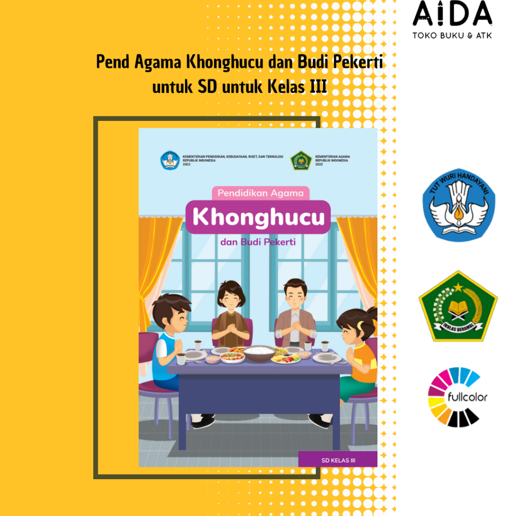Jual Buku pendidikan Kurikulum Merdeka SD Agama Khonghucu Kelas 3