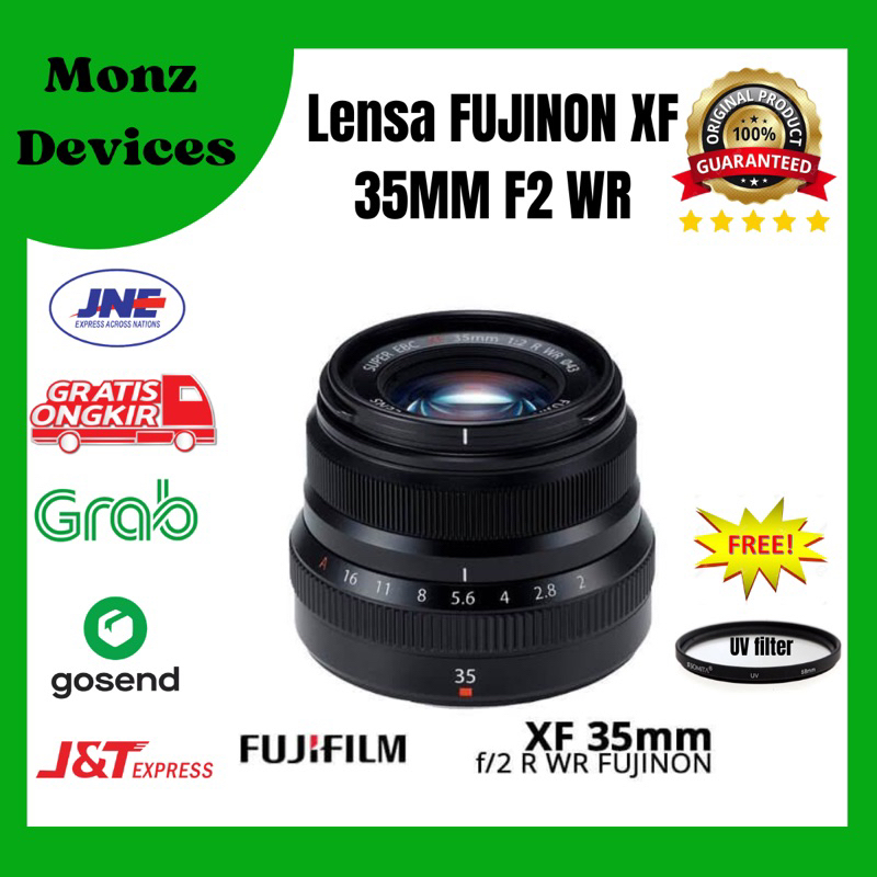 Fujinon XF 35mm F/2 R WR Objektiv - Für Fujifilm X-Kameras